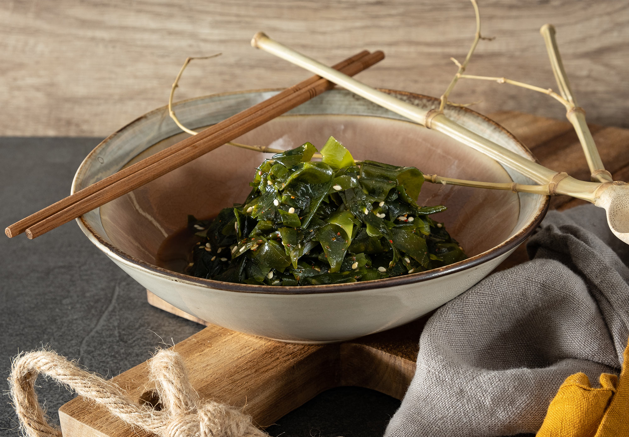 Salade d'algues wakamé BIO